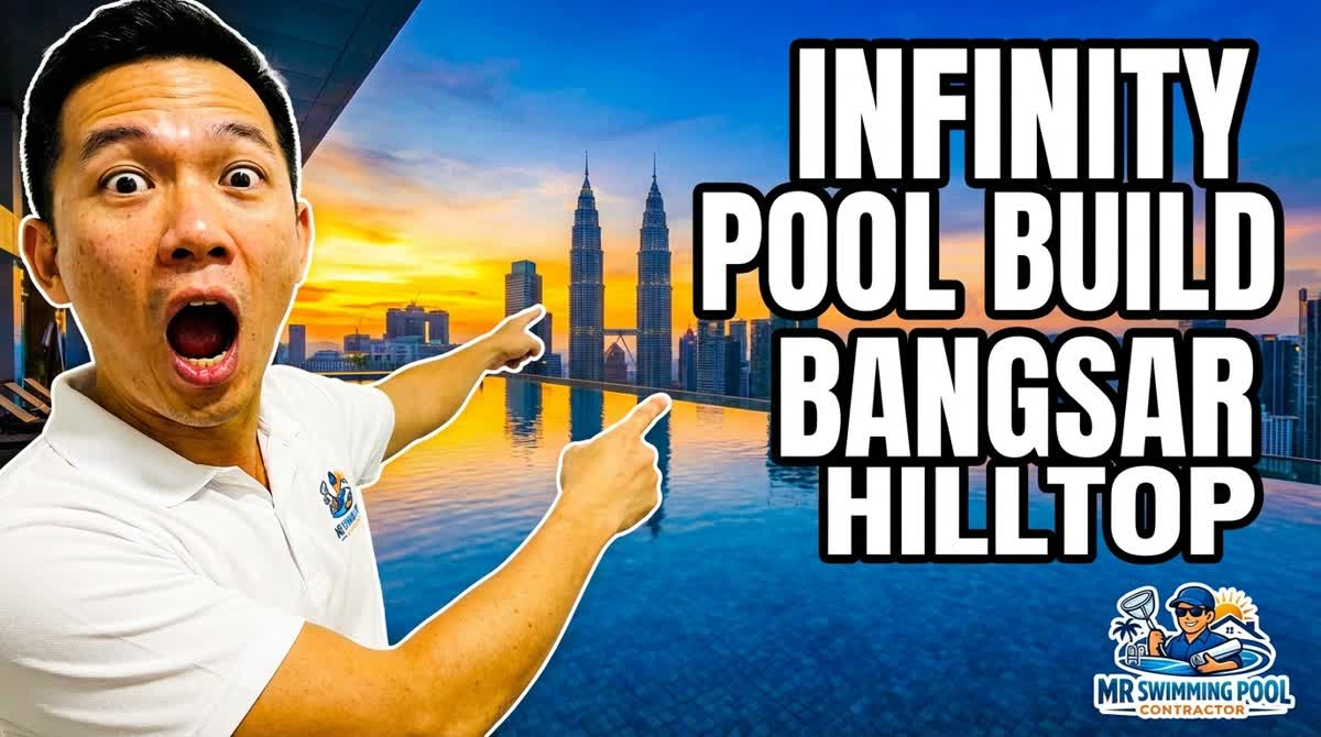 New pool construction in Damansara